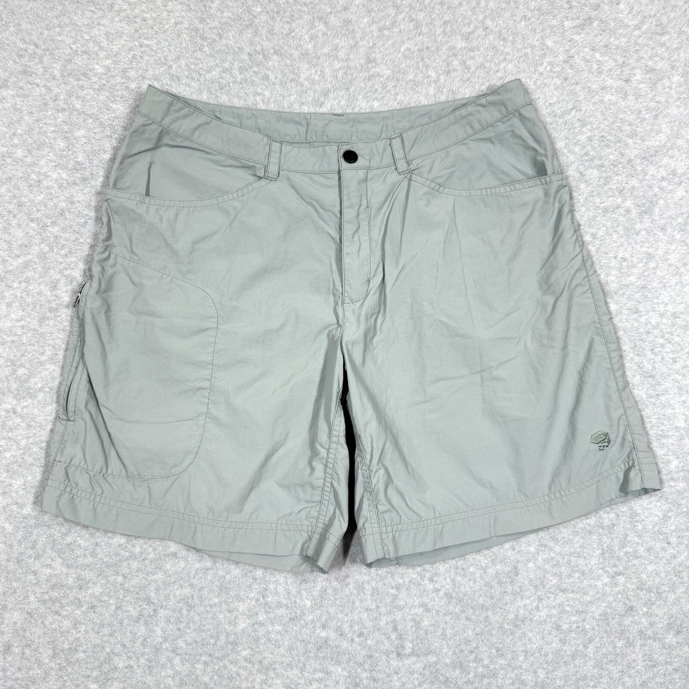 Mountain Hardwear Shorts Womens‎ 12 Nylon Bermuda Cargo Hiking Outdoor Gorpcore
